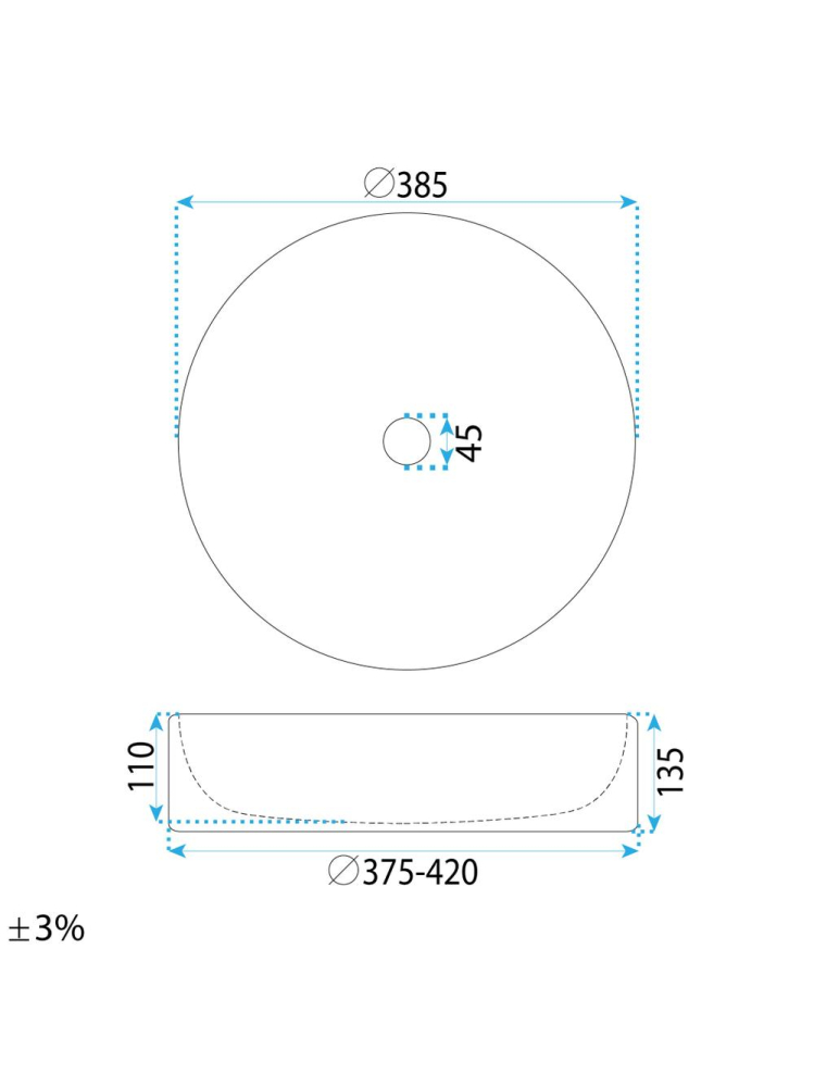 Lavoar pe blat Rea Anastazja alb [9]