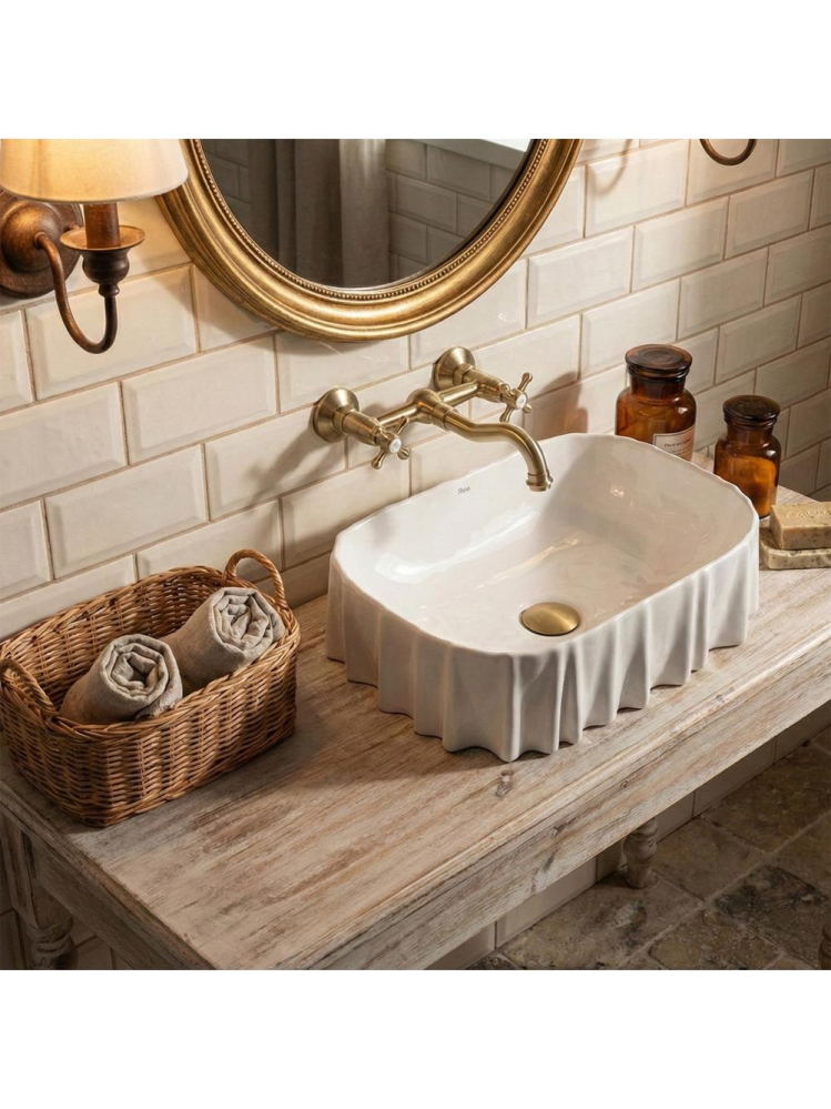 Lavoar pe blat Rea Atria alb [8]