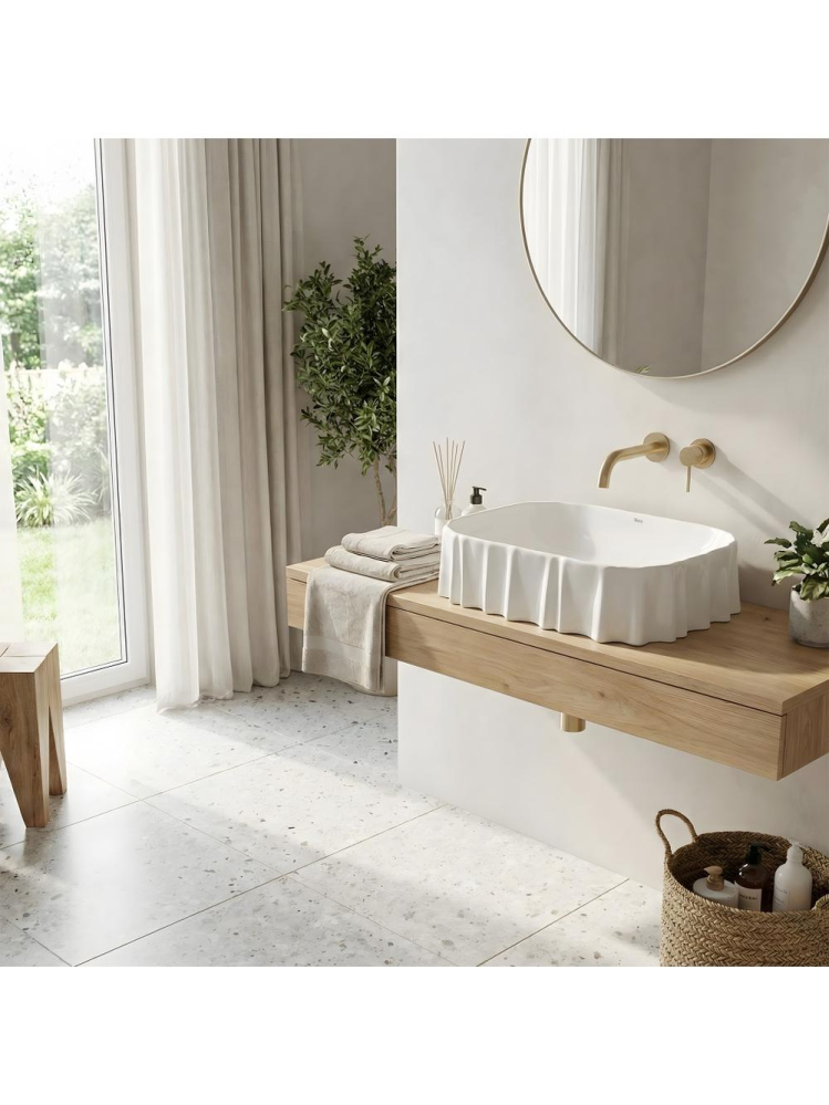 Lavoar pe blat Rea Atria alb [6]