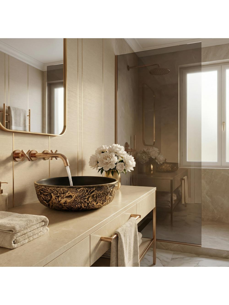 Lavoar pe blat Rea Babilon negru/auriu [3]