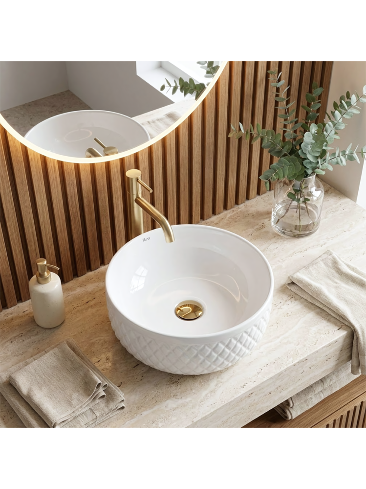 Lavoar pe blat Rea Galaxy alb [4]