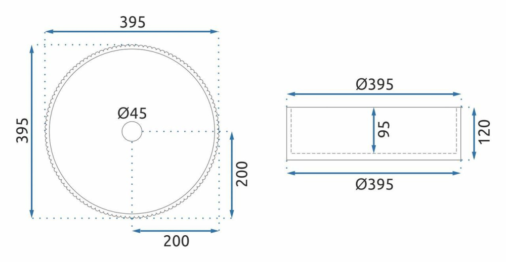 Lavoar pe blat Rea Ingrid negru [7]
