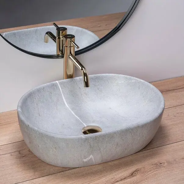 Lavoar pe blat Rea Lara Grey 48,5 cm [2]