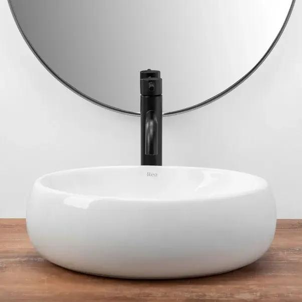 Lavoar pe blat Rea Linda Mini alb 40 cm [5]