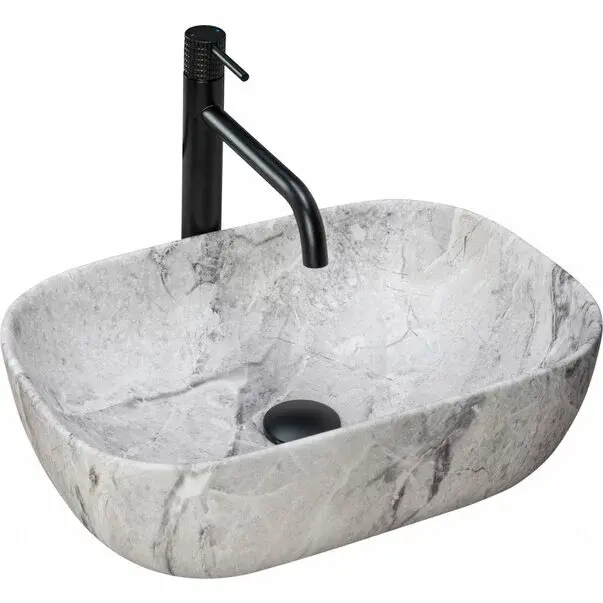 Lavoar pe blat Rea Livia Stone 46,5 cm [1]