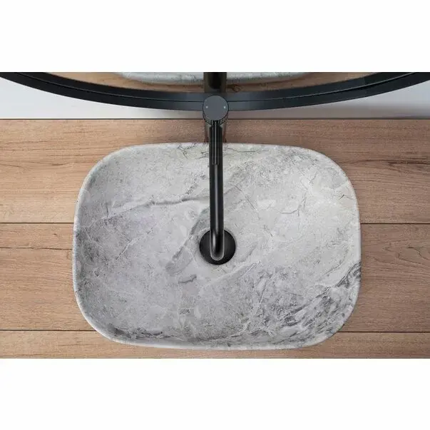 Lavoar pe blat Rea Livia Stone 46,5 cm [4]
