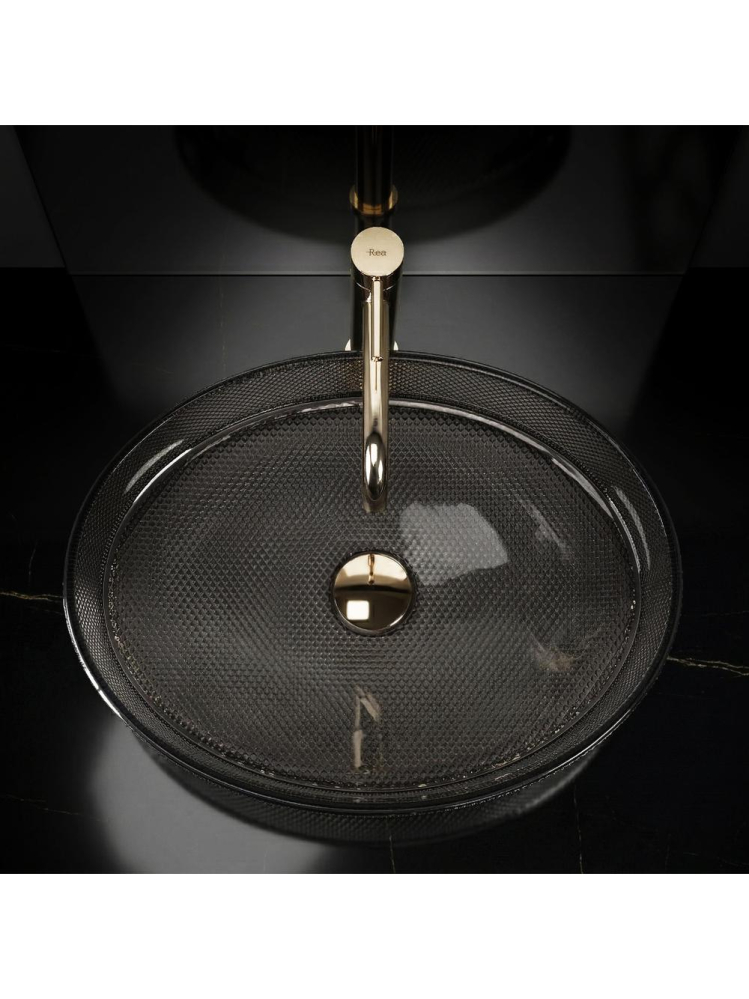 Lavoar pe blat REA Mirella negru [6]