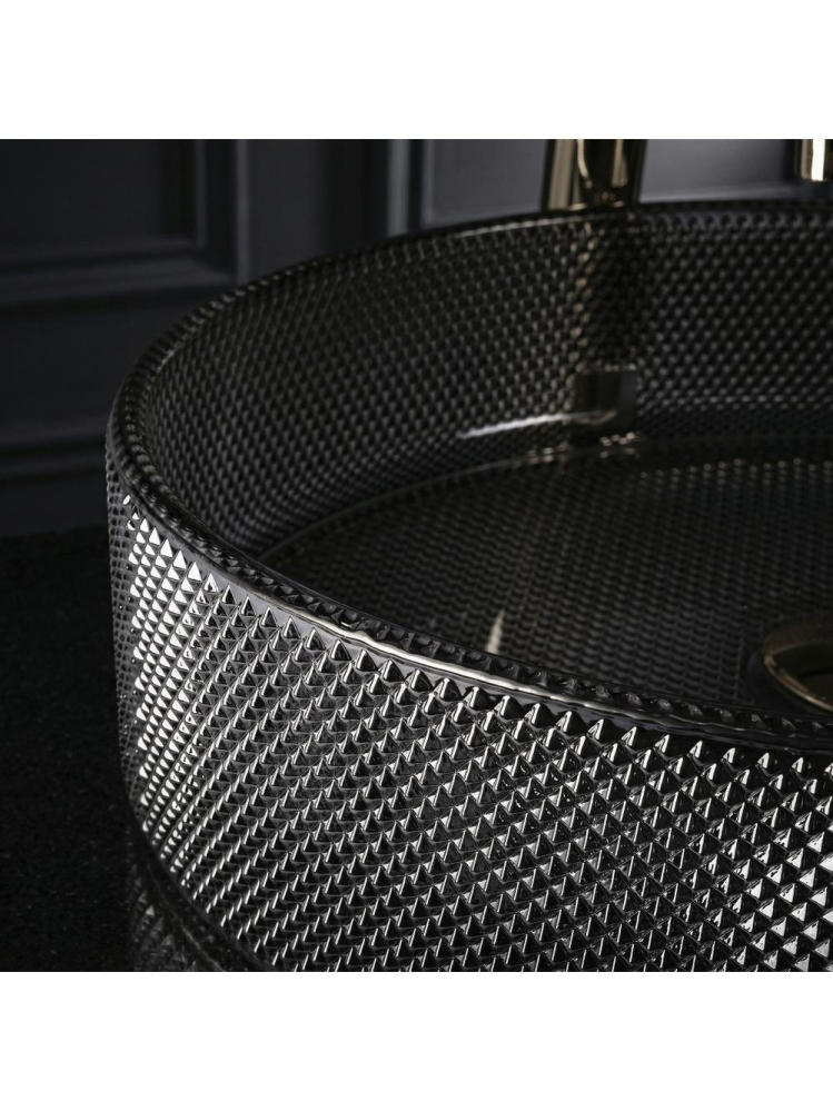 Lavoar pe blat REA Mirella negru [10]