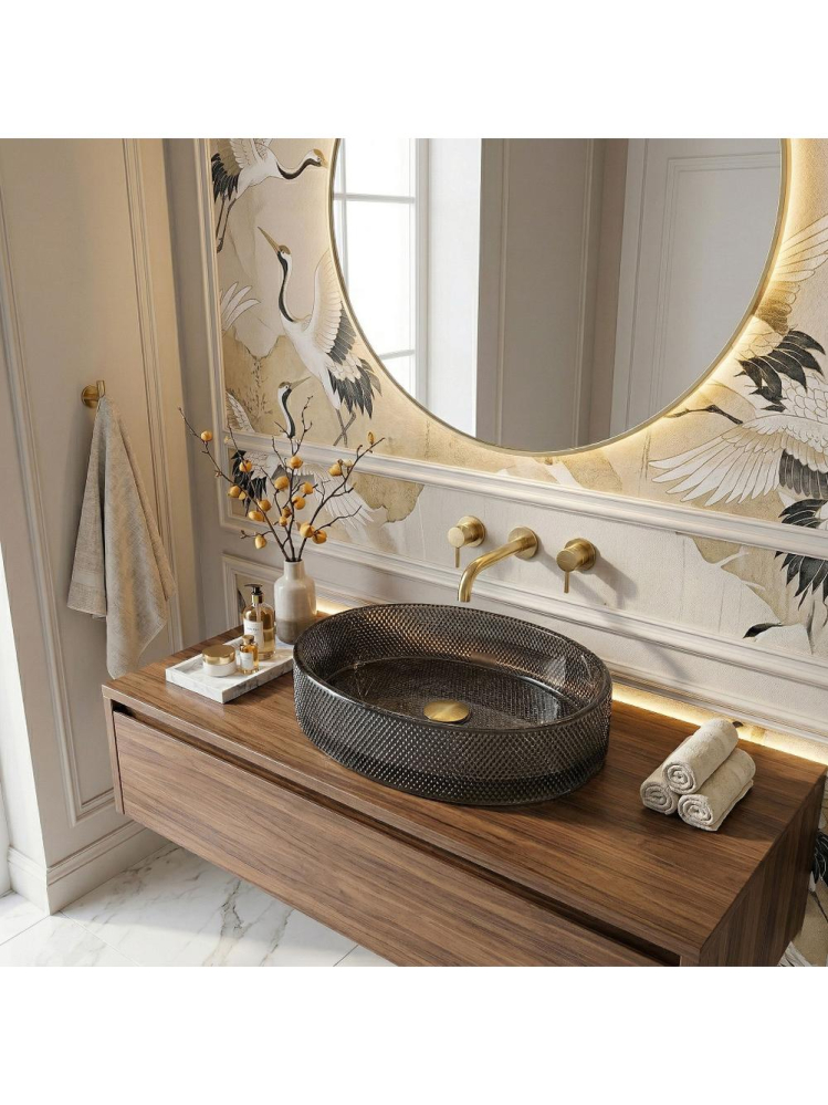 Lavoar pe blat REA Mirella negru [9]