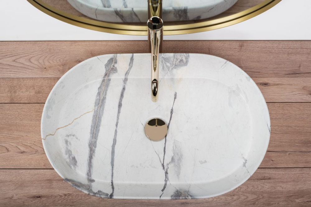 Lavoar pe blat Rea Nadia 60 Sand [5]