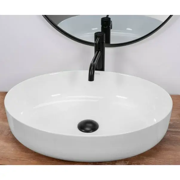 Lavoar pe blat Rea Queen alb 55 cm [4]