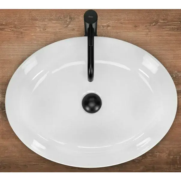 Lavoar pe blat Rea Queen alb 55 cm [3]