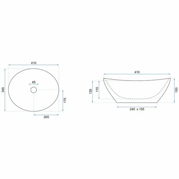 Lavoar pe blat Rea Sofia 41 cm [6]