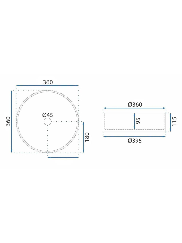 Lavoar pe blat Rea Suri Brown [8]