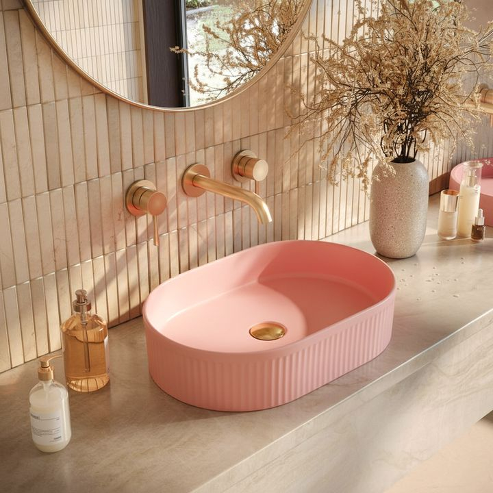 Lavoar pe blat Rea Vanda Bubble Gum roz mat [3]