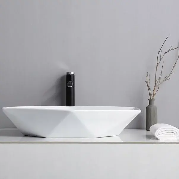 Lavoar pe blat Rea Vegas White 57 cm [6]