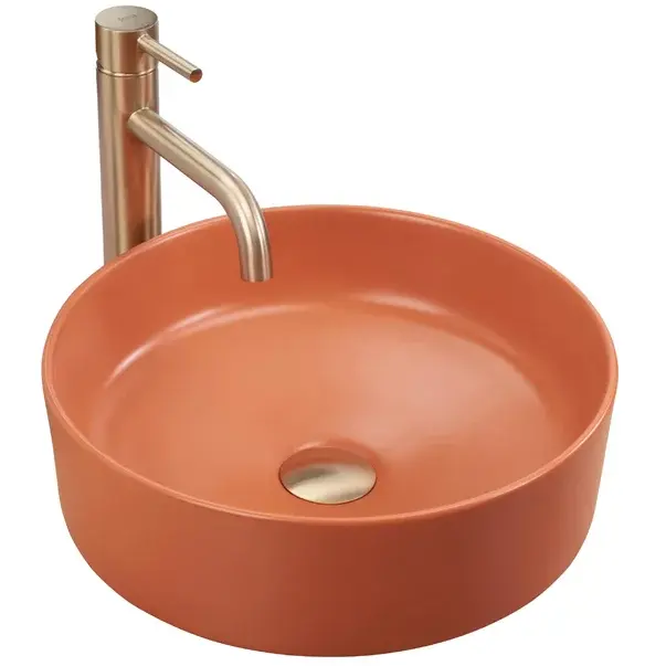 Lavoar pe blat terracotta mat Rea Sami 37 cm [1]