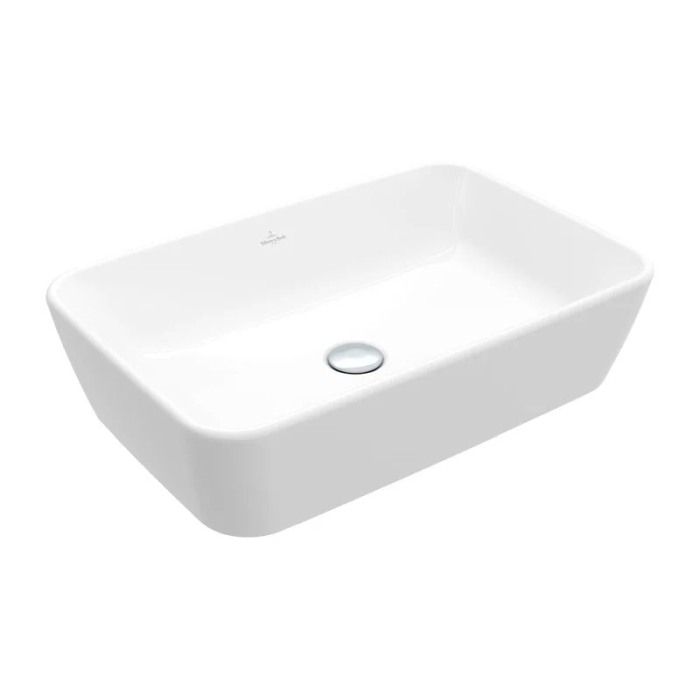 Lavoar pe blat, Villeroy & Boch, Architectura, dreptunghiular, 60 x 40,5 cm, cu preaplin, alb [1]