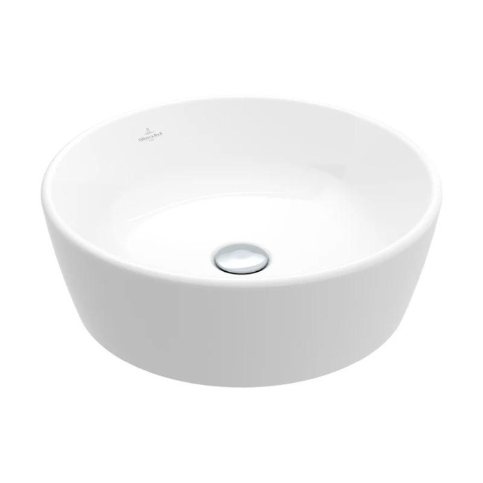 Lavoar pe blat, Villeroy & Boch, Architectura, rotund, diametru 45 cm, cu preaplin, alb [1]