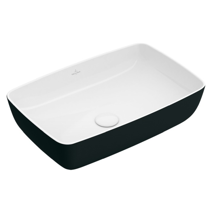 Lavoar pe blat, Villeroy & Boch, Artis, dreptunghiular, 58 cm, coal black [1]