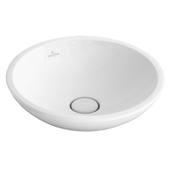 Lavoar pe blat Villeroy & Boch, Loop & Friends, rotund, 43 cm, alb [1]