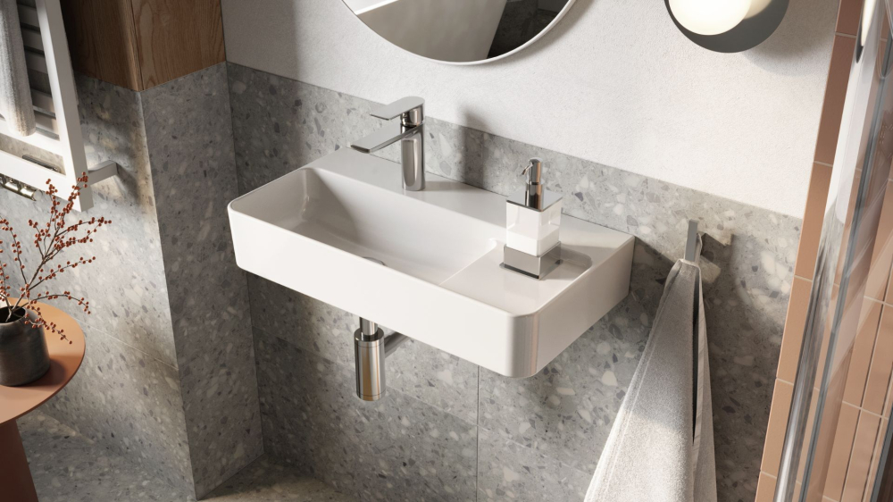 Lavoar Excellent Ness 60x31 cm dreptunghiular alb lucios [2]