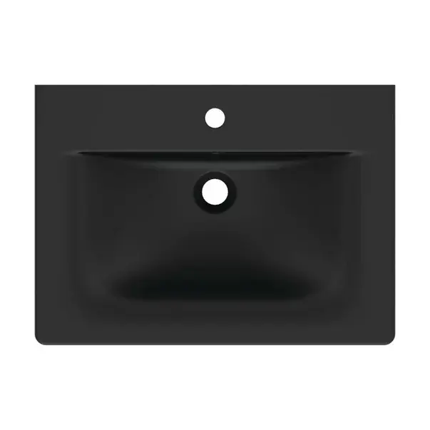 Lavoar pe mobilier Ideal Standard Connect Air 64x46 cm negru mat [4]