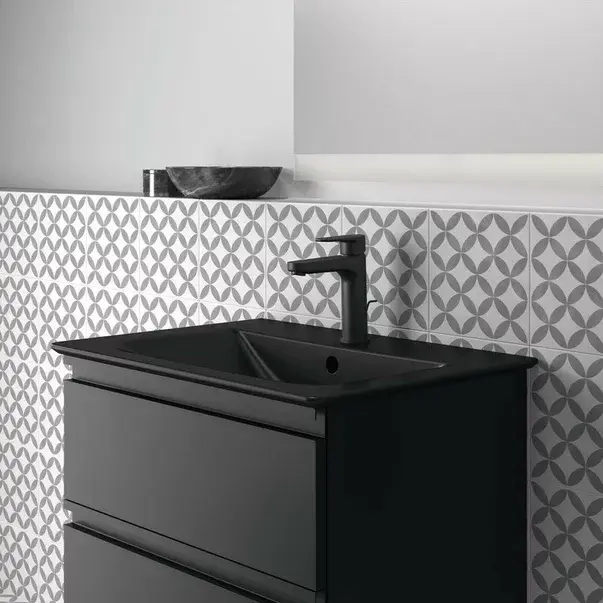 Lavoar pe mobilier Ideal Standard Connect Air 64x46 cm negru mat [5]