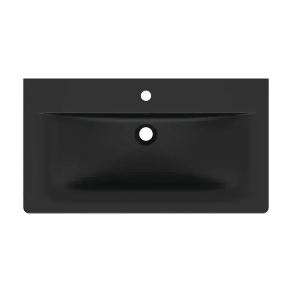 Lavoar pe mobilier Ideal Standard Connect Air 84x46 cm negru mat [4]