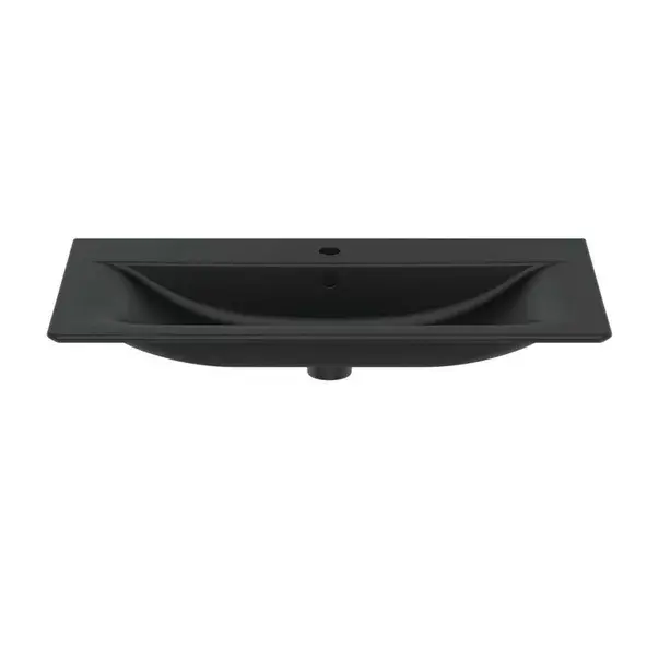 Lavoar pe mobilier Ideal Standard Connect Air 84x46 cm negru mat [1]