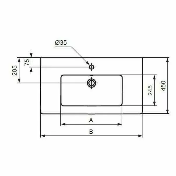 Lavoar pe mobilier Ideal Standard Tempo 71 cm [2]