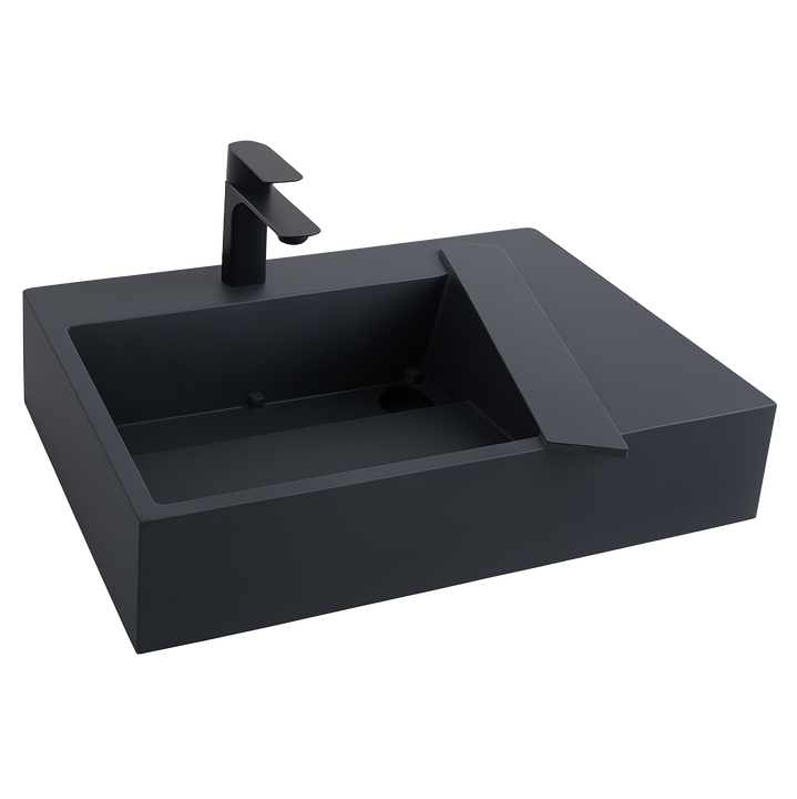 Lavoar pentru blat  Archi 90 cm gri mat [2]