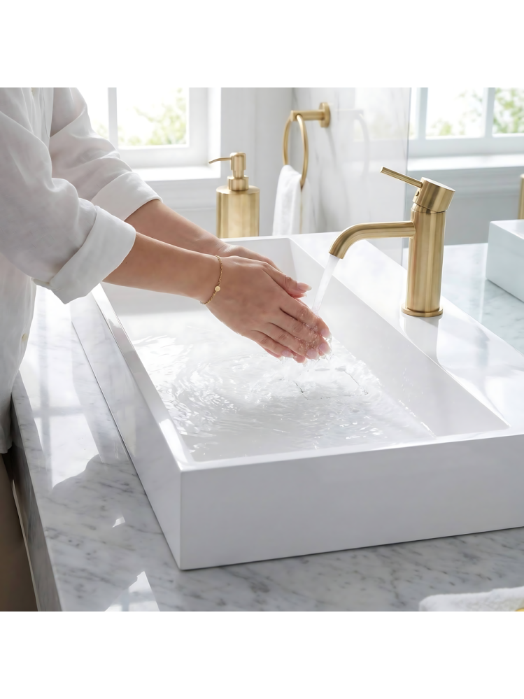 Lavoar pentru blat GOYA 100 cm alb [3]