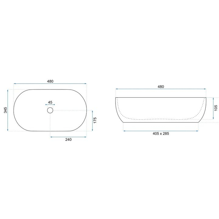 Lavoar pentru blat Rea Amelia WARM [6]