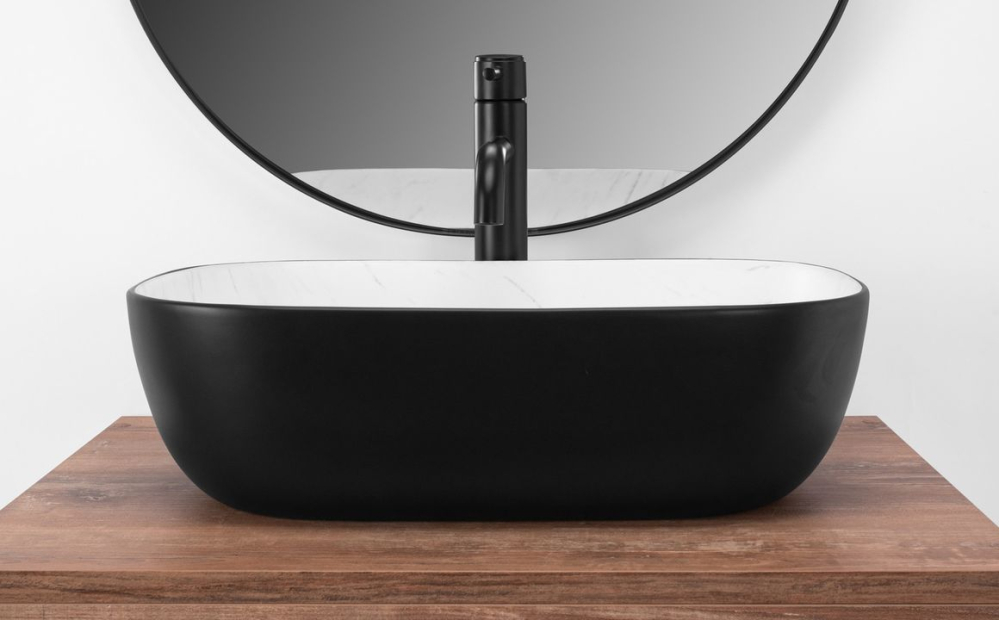 Lavoar pentru blat Rea Belinda Black Calala mat [4]