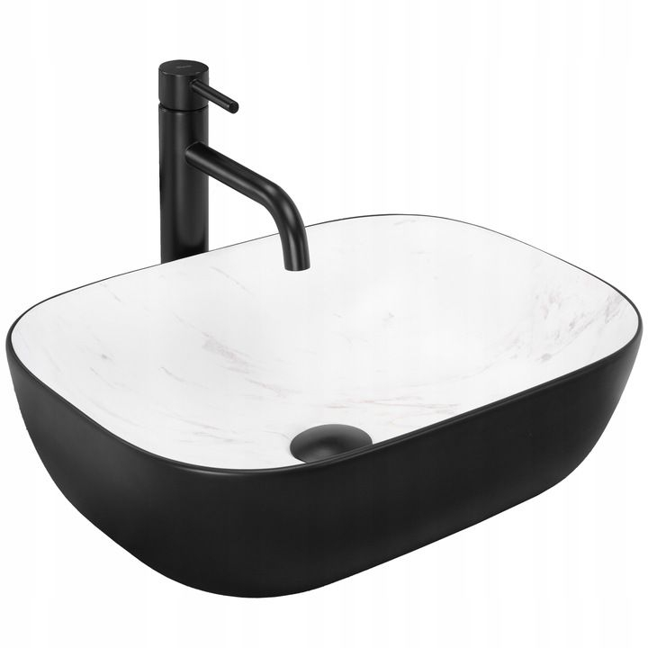 Lavoar pentru blat Rea Belinda Black Calala mat [1]