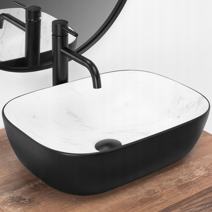 Lavoar pentru blat Rea Belinda Black Calala mat [2]