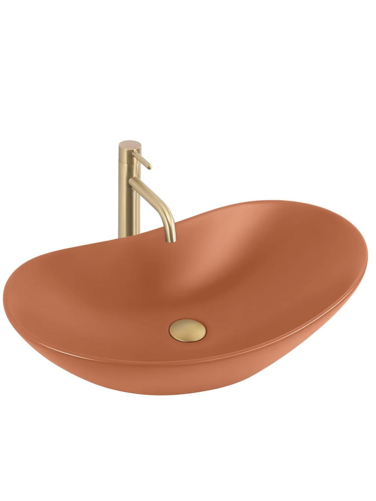 Lavoar pentru blat Rea Royal Cinnamon Matt [9]