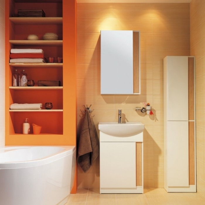 Lavoar pentru mobilier Cersanit, Cersania New, 60 cm, alb [4]