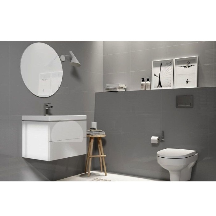 Lavoar pentru mobilier Cersanit, City, 50 cm, alb [3]