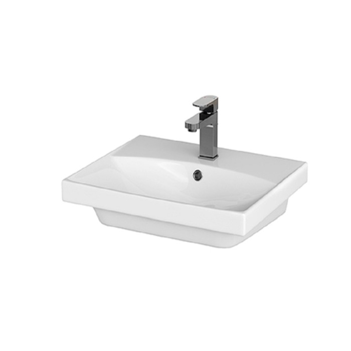 Lavoar pentru mobilier Cersanit, City, 50 cm, alb [1]
