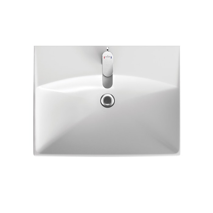 Lavoar pentru mobilier Cersanit, City, 60 cm, alb [5]