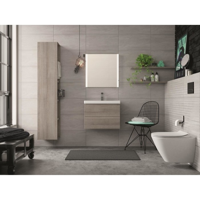 Lavoar pentru mobilier Cersanit, City, 60 cm, alb [3]