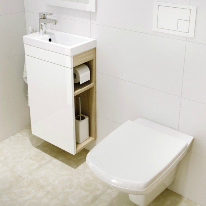 Lavoar pentru mobilier Cersanit, Como, 40 cm, alb [7]
