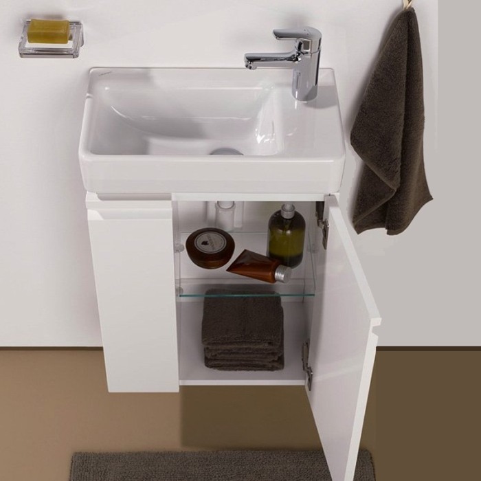 Lavoar pentru mobilier Cersanit, Como, 40 cm, alb [3]