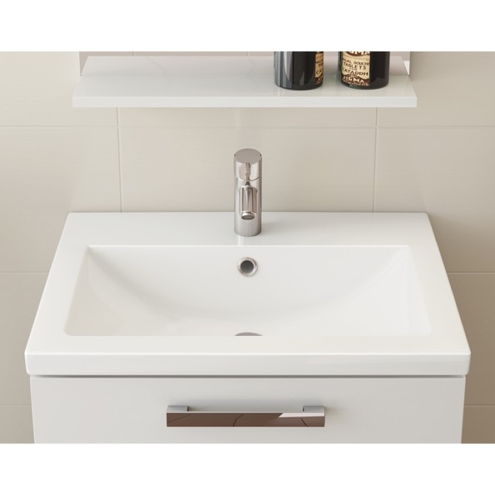 Lavoar pentru mobilier Cersanit, Como, 60 cm, alb [4]