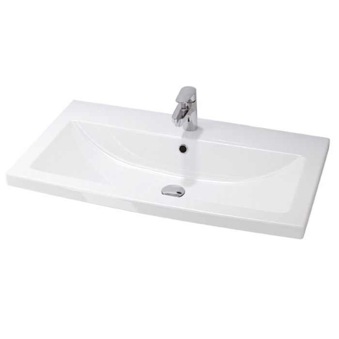 Lavoar pentru mobilier Cersanit, Como, 80 cm, alb [1]