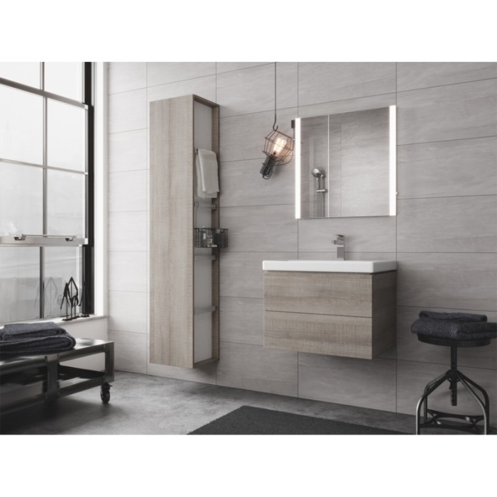 Lavoar pentru mobilier Cersanit, Como, 80 cm, alb [7]