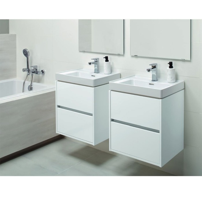 Lavoar pentru mobilier Cersanit, Crea, 60 cm, alb [4]