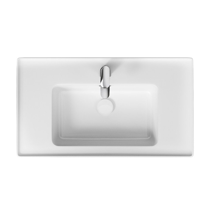 Lavoar pentru mobilier Cersanit, Crea, 80 cm, alb [3]
